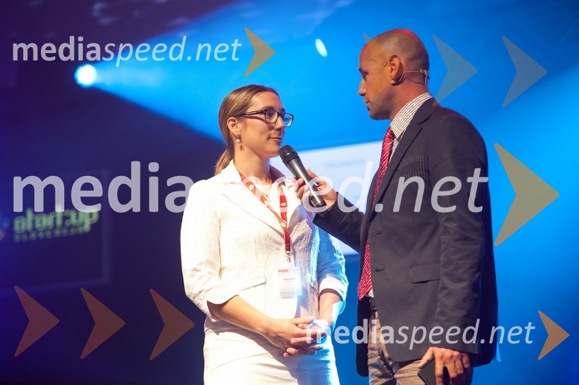 Katerina Čeh, Animacel in Peter Poles, povezovalec programaKonferenca Podim 2012, 1. dan