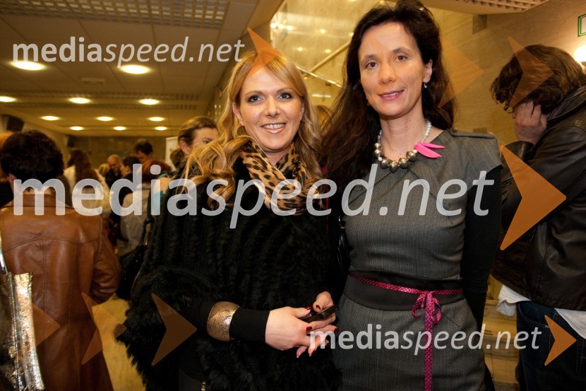Bernarda Trebušak in Mira Koporčić Veljić, generalna direktorica NameEksotični hotel Marigold, premiera filma