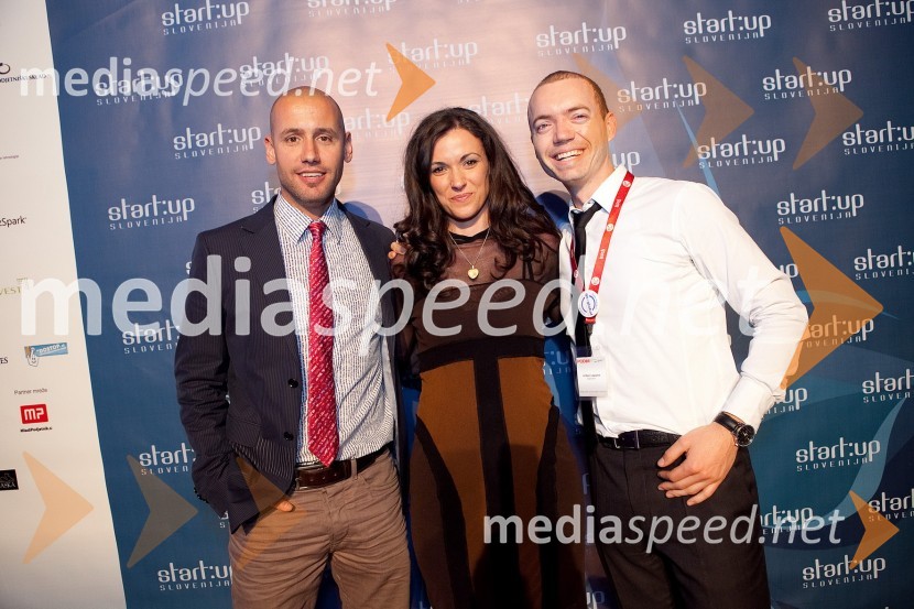 Peter Poles, povezovalec programa, ... in Urban Lapajne, Tovarna podjemovKonferenca Podim 2012, 1. dan