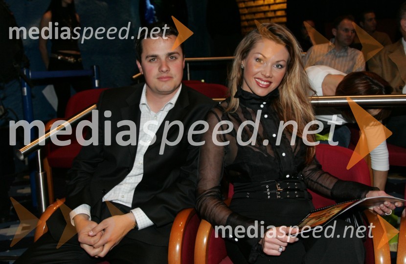 Matjaž Šeško, moderator in njegova žena Stančka Šukalo Šeško, Miss Hawaiian Tropic 2001Miss Hawaiian Tropic 2007, finale