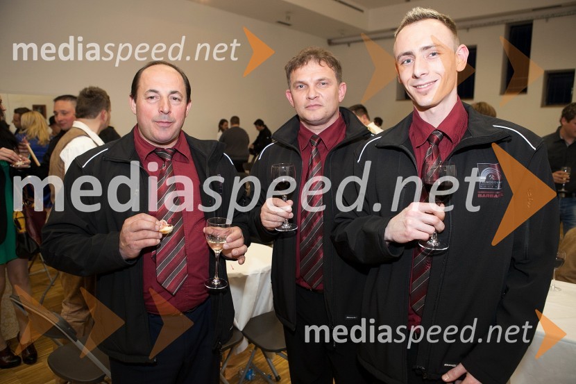 Člani Pihalnega orkestra Premogovnika VelenjeFestival polka in valček 2012