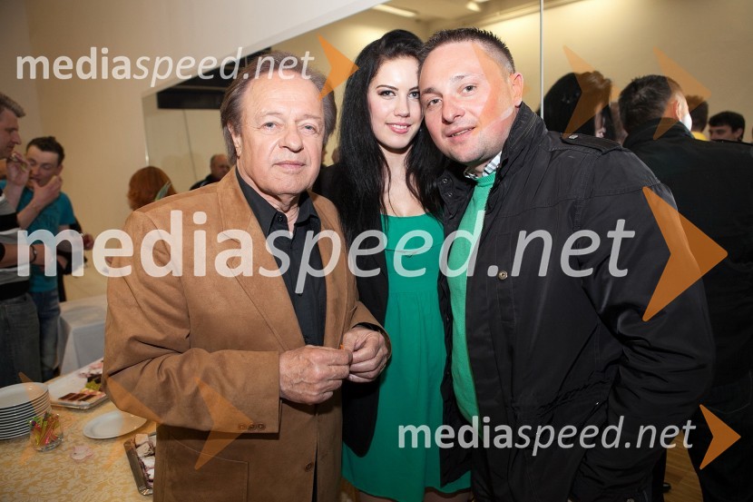 Alfi Nipič, pevec, ... in Dejan Nipič, lastnik produkcije A&D musicFestival polka in valček 2012