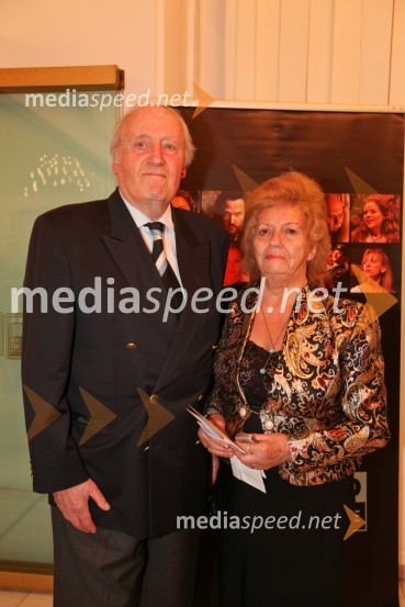 Mojmir Sepe, skladatelj in Veronika KlemenčičPrenos opere Traviata iz Metropolitanske opere v New Yorku