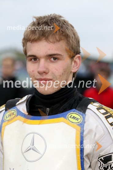 Dino Kovačić (SK Unia, HR)Speedway Državno prvenstvo posameznikov Slovenije in Hrvaške - 1. dirka