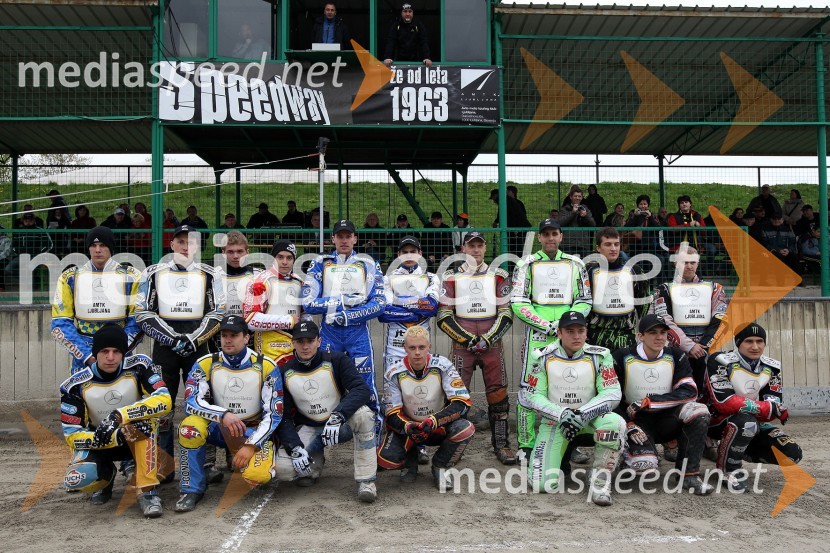 Tekmovalci Slovenije in Hrvaške sezona 2012Speedway Državno prvenstvo posameznikov Slovenije in Hrvaške - 1. dirka