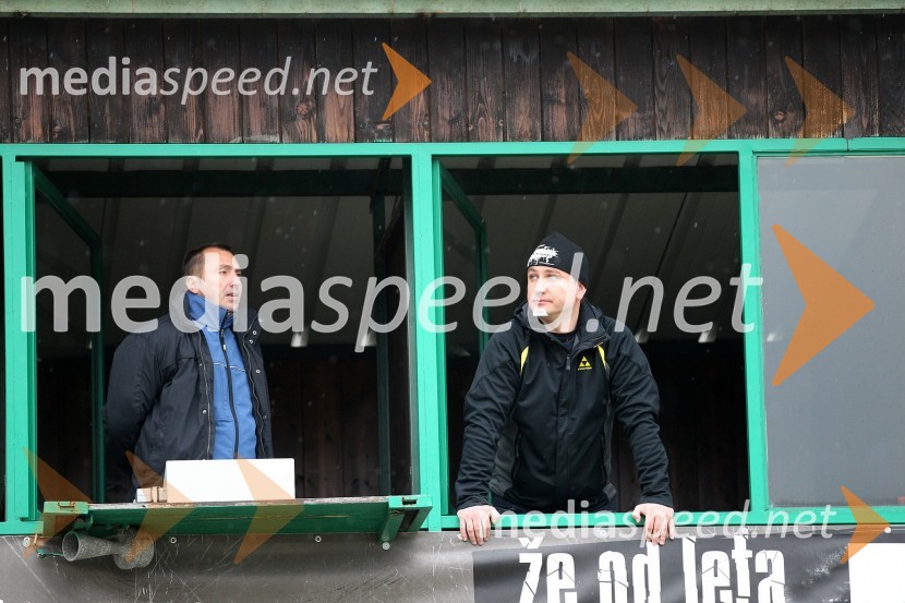 Andrej Matjašec in Gregor ArnšekSpeedway Državno prvenstvo posameznikov Slovenije in Hrvaške - 1. dirka