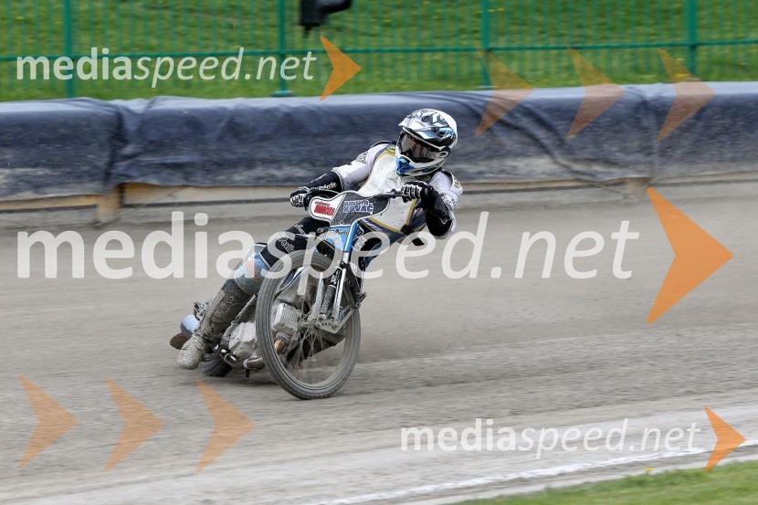 Dino Kovačić (SK Unia Goričan)Speedway Državno prvenstvo posameznikov Slovenije in Hrvaške - 1. dirka