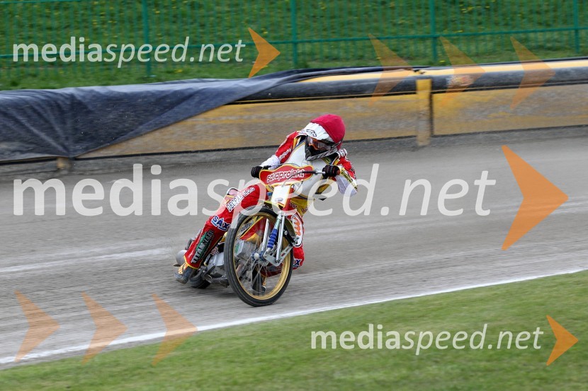 Matic Ivačič (AMD Krško)Speedway Državno prvenstvo posameznikov Slovenije in Hrvaške - 1. dirka