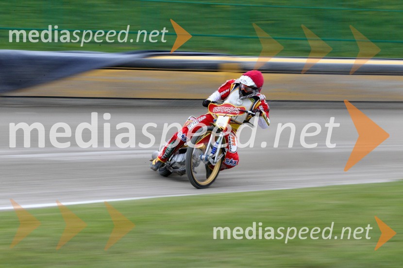 Matic Ivačič (AMD Krško)Speedway Državno prvenstvo posameznikov Slovenije in Hrvaške - 1. dirka