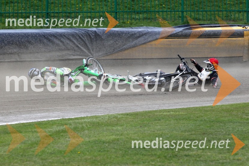Maks Gregorič (AMTK Ljubljana), Nejc Malešič (AMTK Ljubljana)Speedway Državno prvenstvo posameznikov Slovenije in Hrvaške - 1. dirka