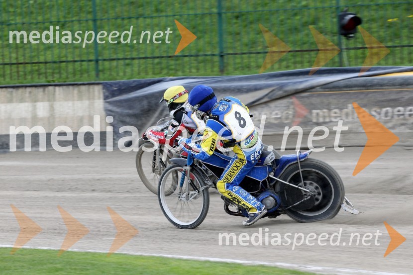 Samo Kukovica (AMD Krško), Ladislav Vida (ST Lendava)Speedway Državno prvenstvo posameznikov Slovenije in Hrvaške - 1. dirka