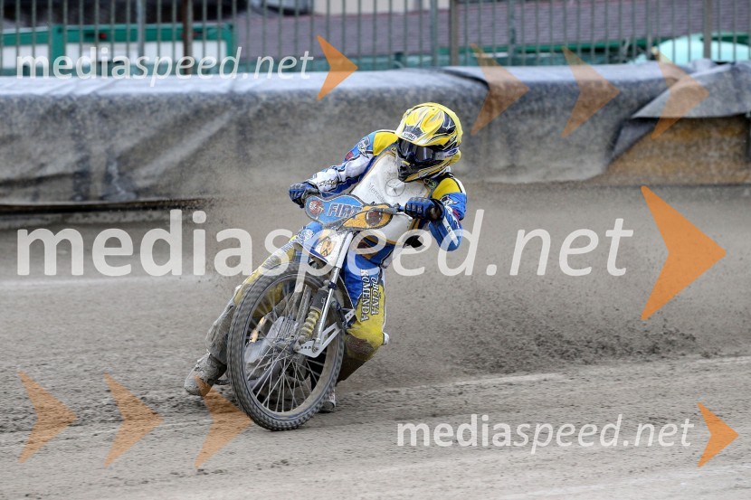 Matic Ivačič (AMD Krško)Speedway Državno prvenstvo posameznikov Slovenije in Hrvaške - 1. dirka