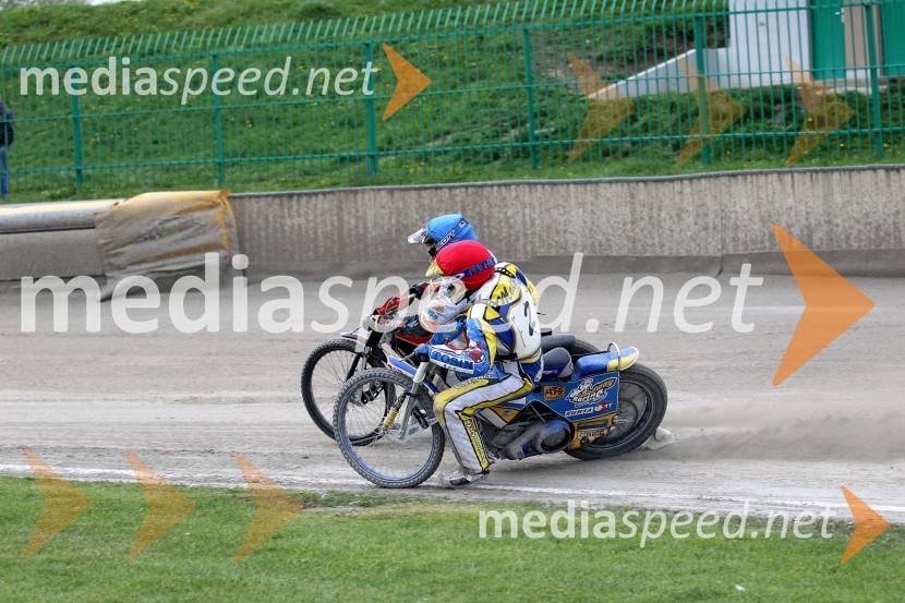 Aleksander Čonda (AMD Krško), Matic Voldrih (AMTK Ljubljana)Speedway Državno prvenstvo posameznikov Slovenije in Hrvaške - 1. dirka