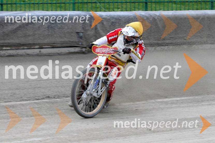 Matic Ivačič (AMD Krško)Speedway Državno prvenstvo posameznikov Slovenije in Hrvaške - 1. dirka