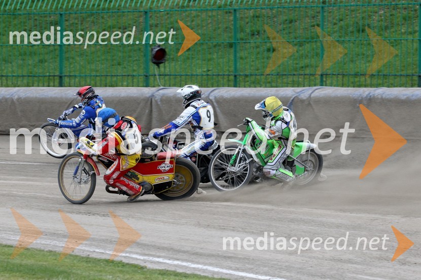 	Matej Žagar (AMTK Ljubljana), Matic Ivačič (AMD Krško), Jurica Pavlic (SK Unia, HR), Maks Gregorič (AMTK Ljubljana)	 
Speedway Državno prvenstvo posameznikov Slovenije in Hrvaške - 1. dirka