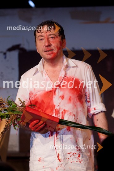 Gregor Bakovič, igralecRdeča, premiera v SNG Drama Ljubljana