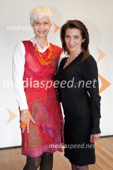 Barbara Drnač, novinarka in Betka Šuhel Mikolič, BPR 	Pozor, visoke petke, dobrodelna dražba čevljev znanih Slovenk