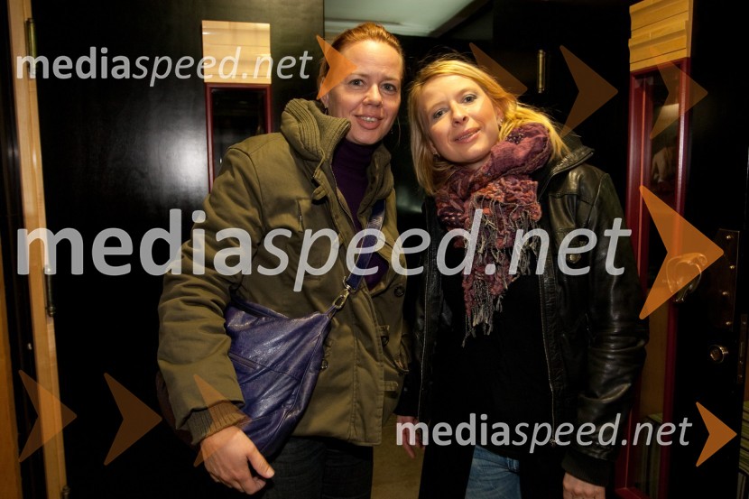 Darja Plevnik in Tatjana Doma, dramaturginjaPremiera predstave Dantonova smrt, Slovensko mladinsko gledališče