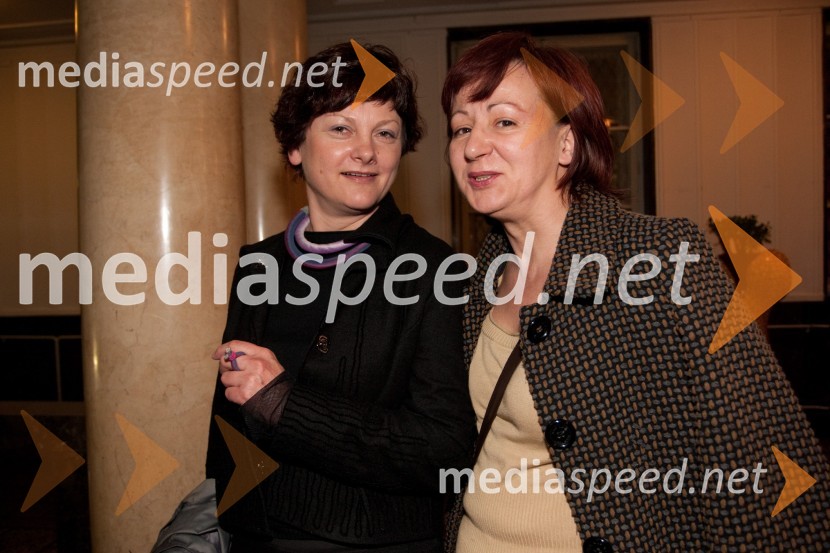 Martina Mrhar, dramaturginja in Diana Koloini, dramaturginjaPremiera predstave Dantonova smrt, Slovensko mladinsko gledališče