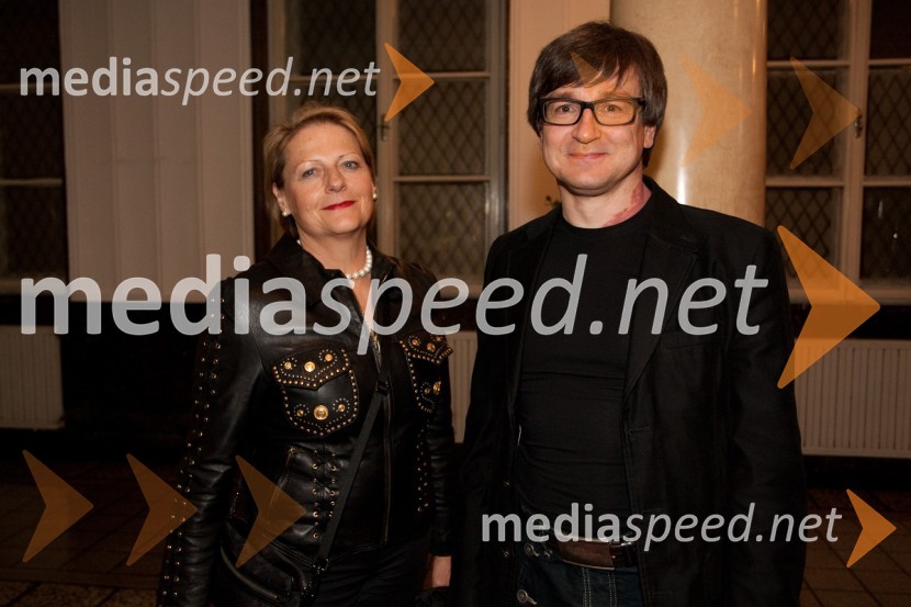 Svetlana Farič in Matjaž Farič, koreograf, plesalecPremiera predstave Dantonova smrt, Slovensko mladinsko gledališče