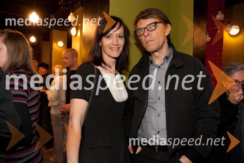 Mag. Mateja Gaber, profesorica nemščine in dr. Igor PribacPremiera predstave Dantonova smrt, Slovensko mladinsko gledališče