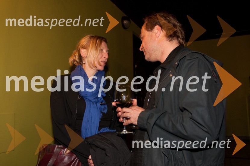 Belinda Radulović, kostumografka in Tomaž Toporišič, dramaturgPremiera predstave Dantonova smrt, Slovensko mladinsko gledališče