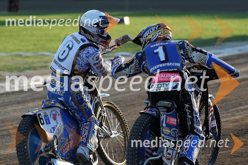 Emil Sayfutdinov (Rusija), Greg Hancock (ZDA)Speedway Grand Prix 2012, VN Evrope - dirka