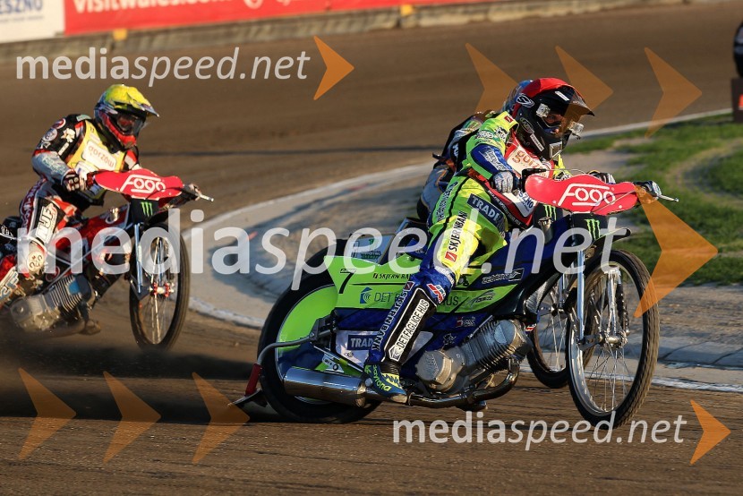 Kenneth Bjerre (Danska), Chris Holder (Avstralija)Speedway Grand Prix 2012, VN Evrope - dirka