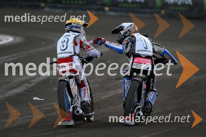 Jaroslav Hampel (Poljska), Greg Hancock (ZDA)Speedway Grand Prix 2012, VN Evrope - dirka