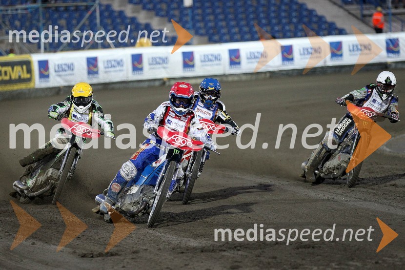 Peter Ljung (Švedska), Nicki Pedersen (Danska), Chris Harris (Velika Britanija), Chris Holder (Avstralija)Speedway Grand Prix 2012, VN Evrope - dirka