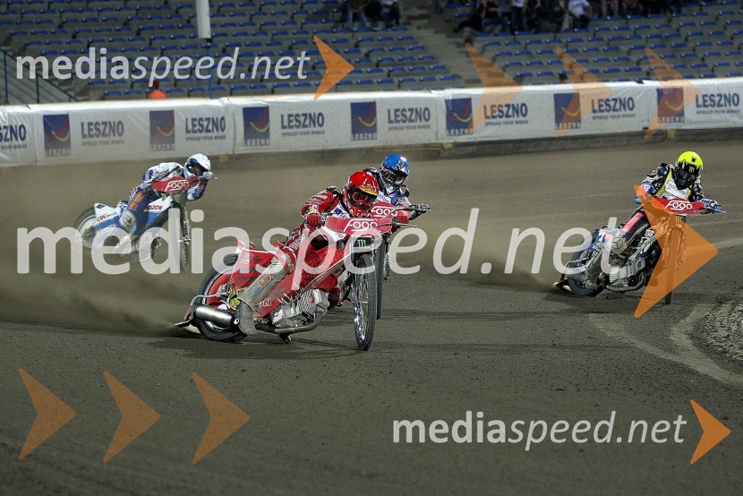 Nicki Pedersen (Danska), Andreas Jonsson (Švedska), Chris Holder (Avstralija), Greg Hancock (ZDA)Speedway Grand Prix 2012, VN Evrope - dirka