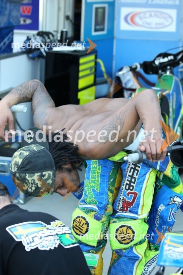 Antonio Lindbäck (Švedska)Speedway Grand Prix 2012, VN Evrope - žreb in trening