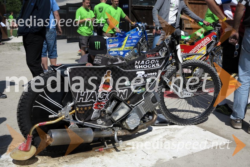 Motor Billy Hamill (ZDA)Speedway World Cup 2012, kvalifikacije, 2. dirka