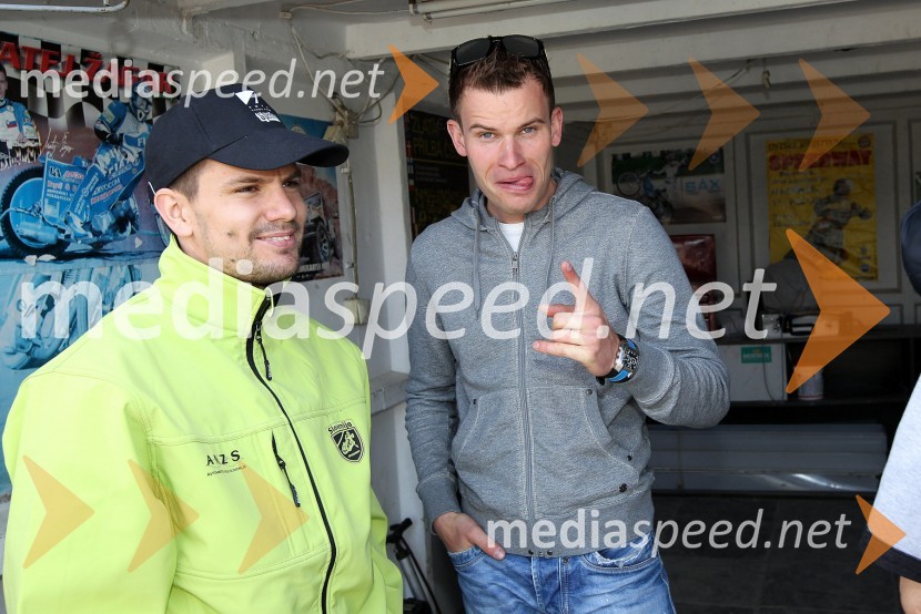 Matic Voldrih (AMTK Ljubljana) in Matej Žagar (AMTK Ljubljana)Speedway World Cup 2012, kvalifikacije, 2. dirka