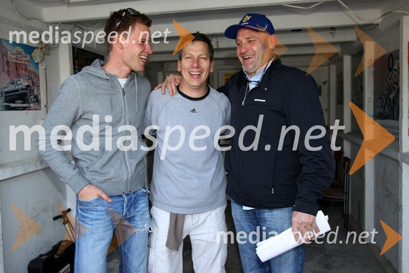 Matej Žagar (AMTK Ljubljana), Sam Ermolenko (ZDA), Armando Castagna (Italija)Speedway World Cup 2012, kvalifikacije, 2. dirka