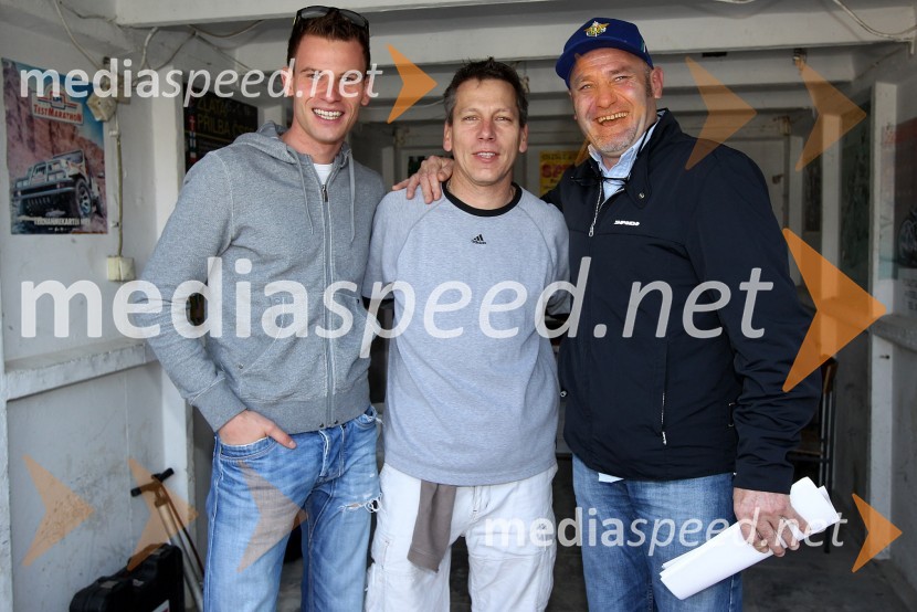 Matej Žagar (AMTK Ljubljana), Sam Ermolenko (ZDA), Armando Castagna (Italija)Speedway World Cup 2012, kvalifikacije, 2. dirka