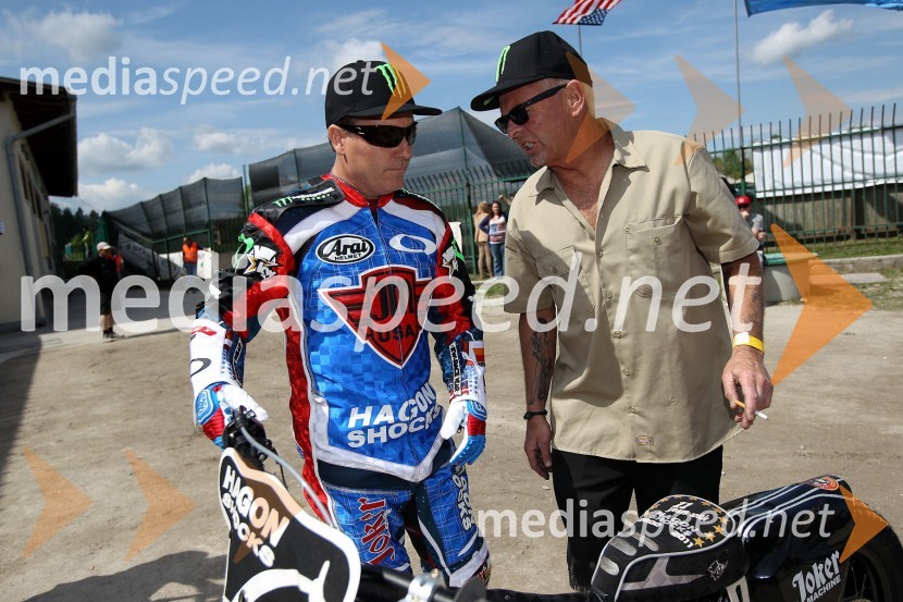 Billy Hamill (ZDA) in ...Speedway World Cup 2012, kvalifikacije, 2. dirka