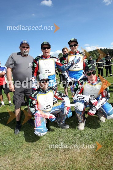 Richard Child, selektor reprezentance ZDA, Billy Hamill (ZDA), Ryan Fisher (ZDA), Greg Hancock (ZDA), Ricky Wells (ZDA)Speedway World Cup 2012, kvalifikacije, 2. dirka
