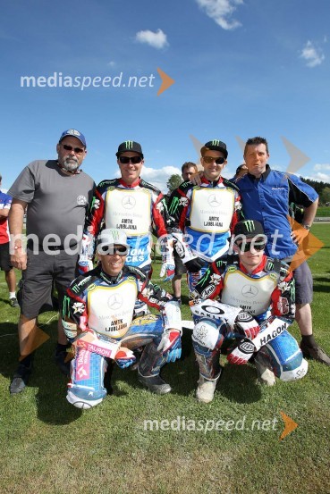 Richard Child, selektor reprezentance ZDA, Billy Hamill (ZDA), Ryan Fisher (ZDA), Greg Hancock (ZDA), Ricky Wells (ZDA)Speedway World Cup 2012, kvalifikacije, 2. dirka