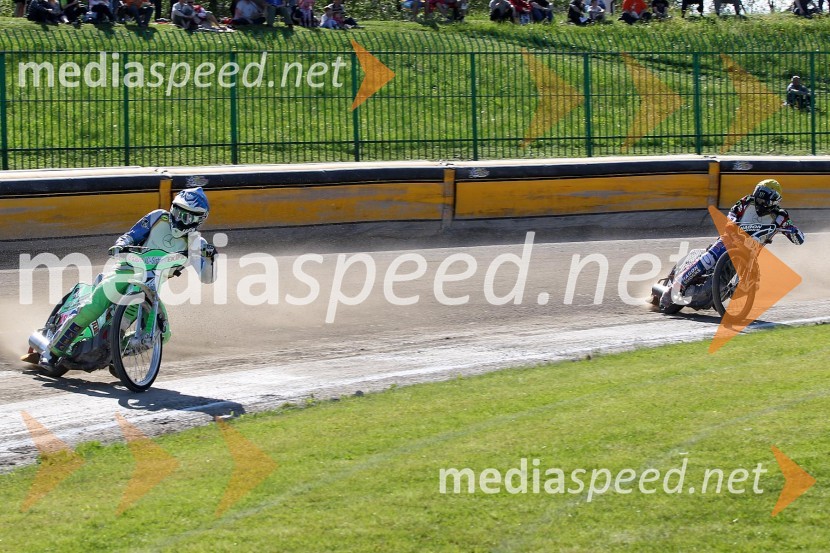 Maks Gregorič (AMTK Ljubljana), Billy Hamill (ZDA)Speedway World Cup 2012, kvalifikacije, 2. dirka