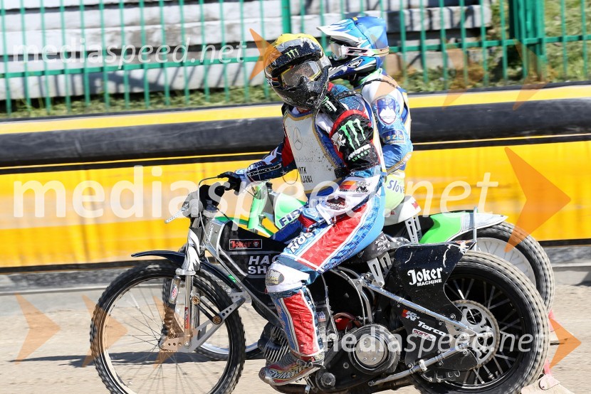 Maks Gregorič (AMTK Ljubljana), Billy Hamill (ZDA)Speedway World Cup 2012, kvalifikacije, 2. dirka