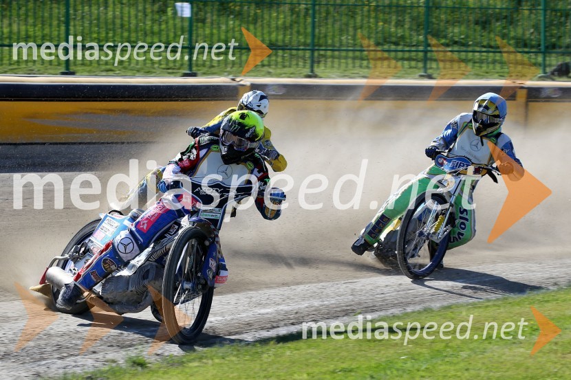 Greg Hancock (ZDA), Kiril Tcukanov (UKR), Matic Voldrih (AMTK Ljubljana)Speedway World Cup 2012, kvalifikacije, 2. dirka