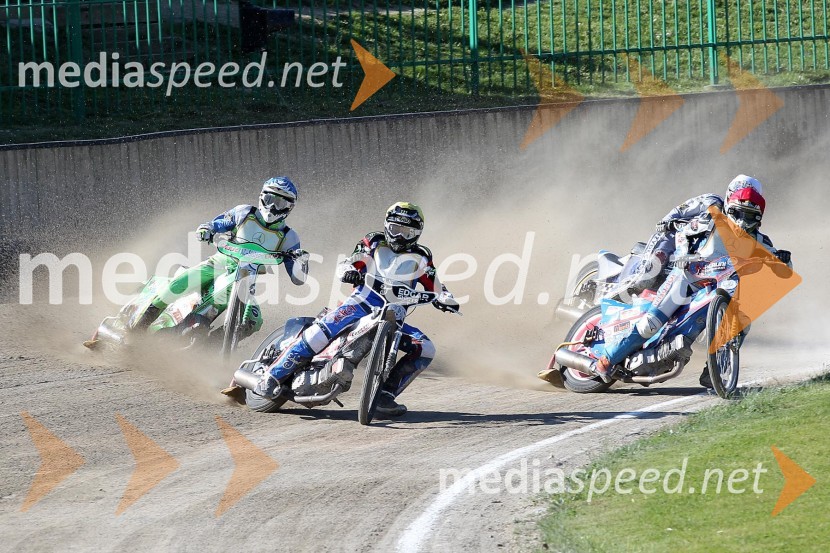 Maks Gregorič (AMTK Ljubljana), Ryan Fisher (ZDA), Stanislav Melnychuk (UKR), Cristian Carrica (ITA)Speedway World Cup 2012, kvalifikacije, 2. dirka