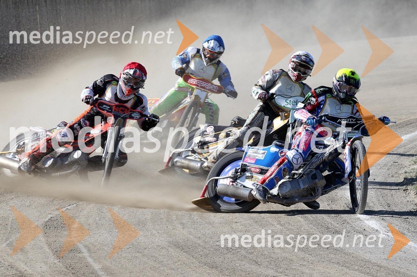 Greg Hancock (ZDA), Matic Ivačič (AMD Krško), Oleksandr Loktaev (UKR), Nicolas Vicentin (ITA)Speedway World Cup 2012, kvalifikacije, 2. dirka