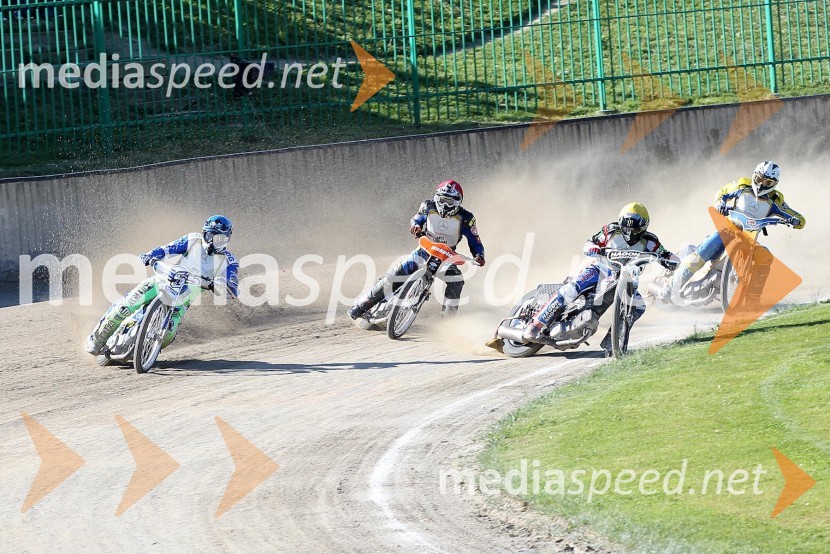 Matej Žagar (AMTK Ljubljana), Mattia Carpanese (ITA), Billy Hamill (ZDA), Kiril Tcukanov (UKR)Speedway World Cup 2012, kvalifikacije, 2. dirka