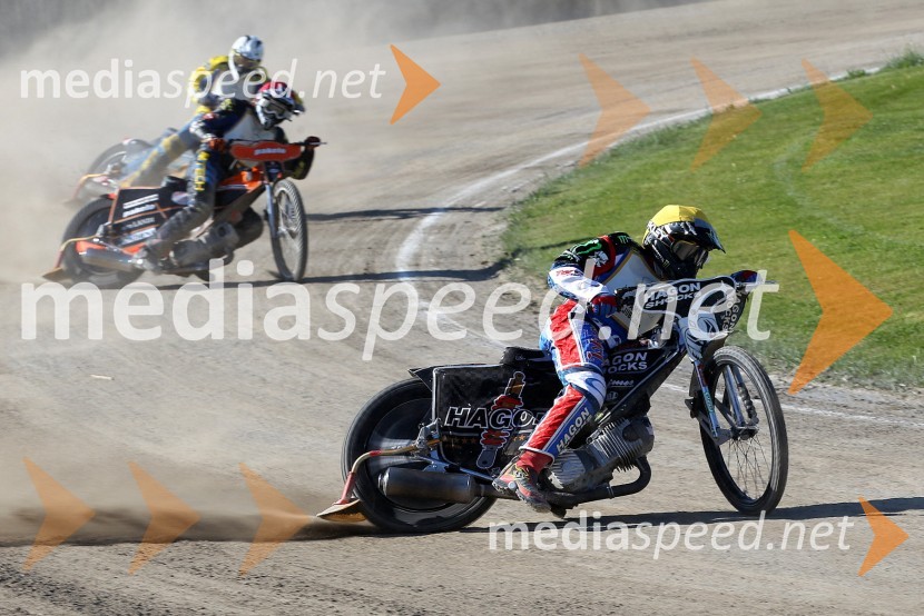 Kiril Tcukanov (UKR), Mattia Carpanese (ITA), Billy Hamill (ZDA)Speedway World Cup 2012, kvalifikacije, 2. dirka
