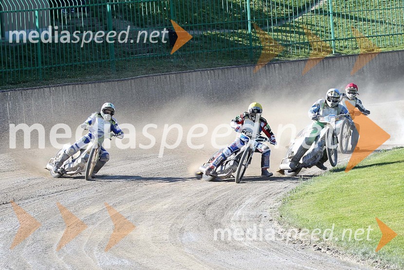Andriy Karpov (UKR), Billy Hamill (ZDA), Matic Voldrih (AMTK Ljubljana), Cristian Carrica (ITA)Speedway World Cup 2012, kvalifikacije, 2. dirka