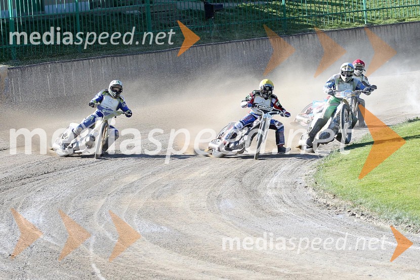 Andriy Karpov (UKR), Billy Hamill (ZDA), Matic Voldrih (AMTK Ljubljana), Cristian Carrica (ITA)Speedway World Cup 2012, kvalifikacije, 2. dirka