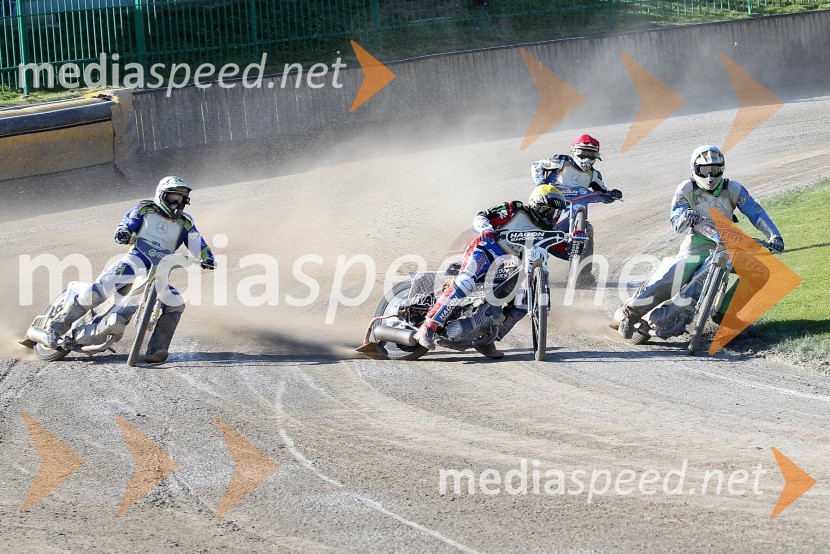 Andriy Karpov (UKR), Billy Hamill (ZDA), Matic Voldrih (AMTK Ljubljana), Cristian Carrica (ITA)Speedway World Cup 2012, kvalifikacije, 2. dirka