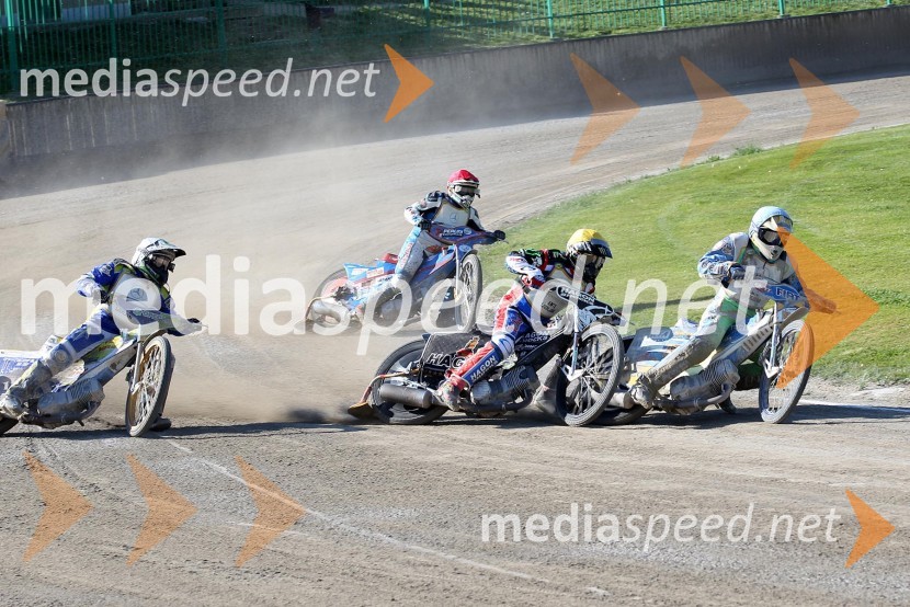 Andriy Karpov (UKR), Billy Hamill (ZDA), Cristian Carrica (ITA), Matic Voldrih (AMTK Ljubljana)Speedway World Cup 2012, kvalifikacije, 2. dirka